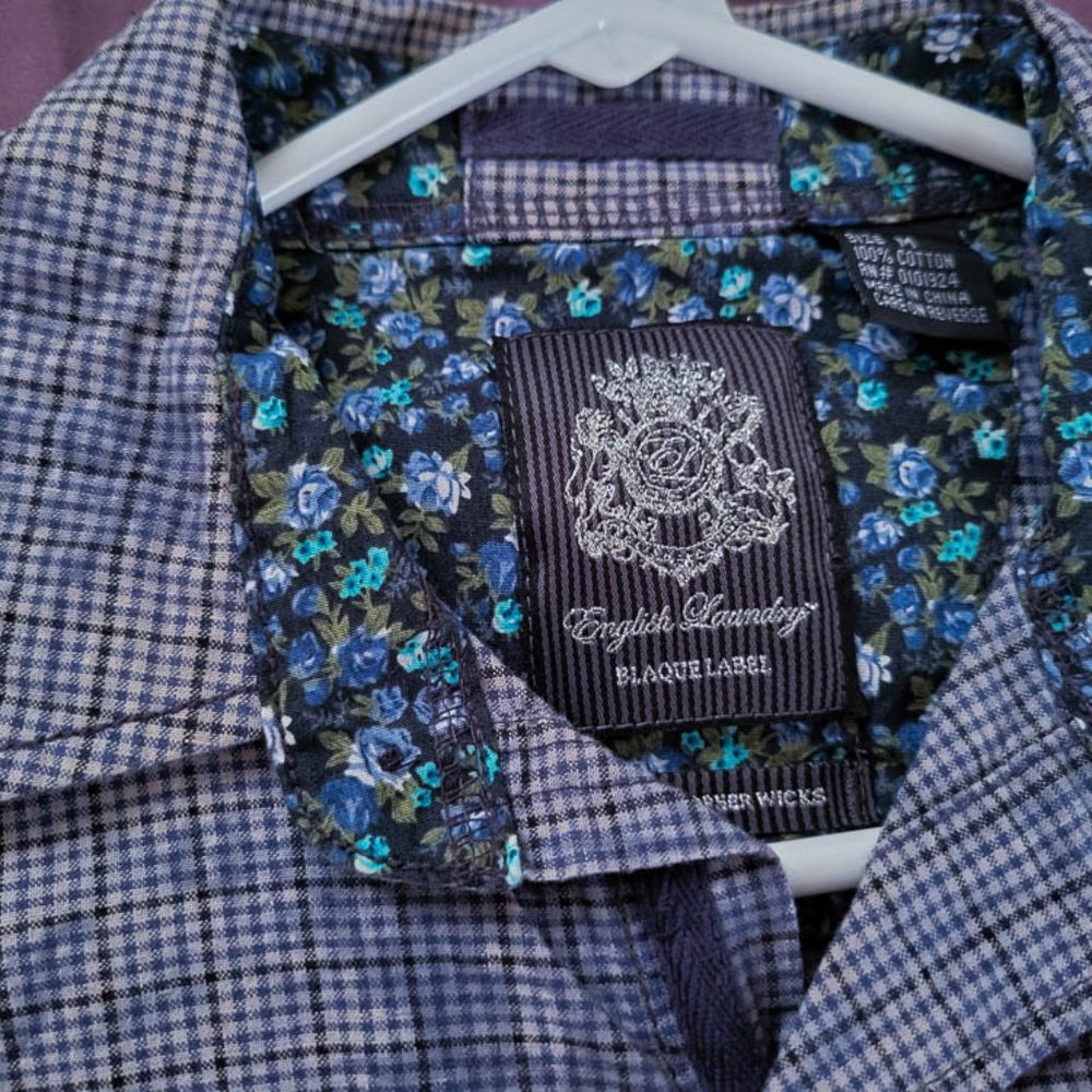 English Laundry Long Sleeve Button Front Shirt
